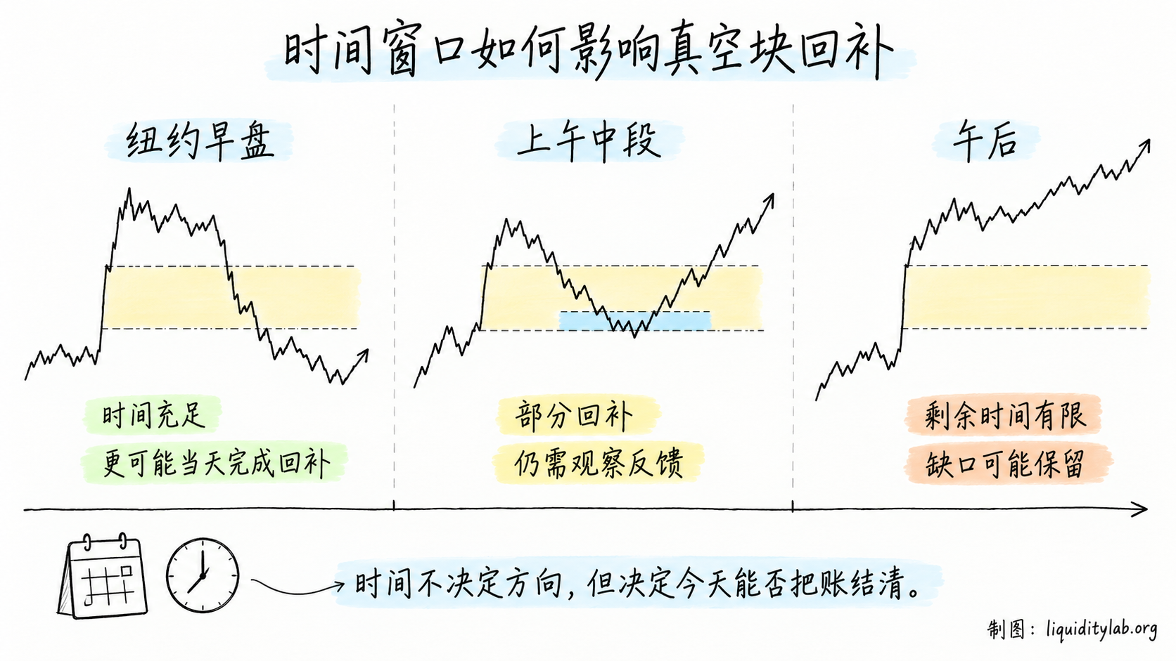 时间窗口对真空回补的影响